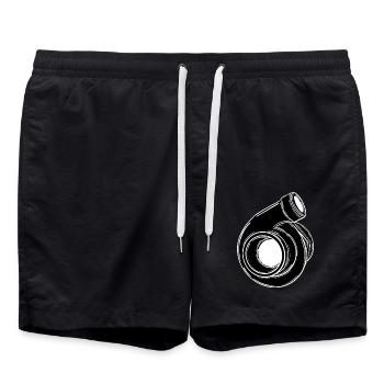Turbo - Short de bain - noir - Devant - AI Model Male 185 light (185cm)