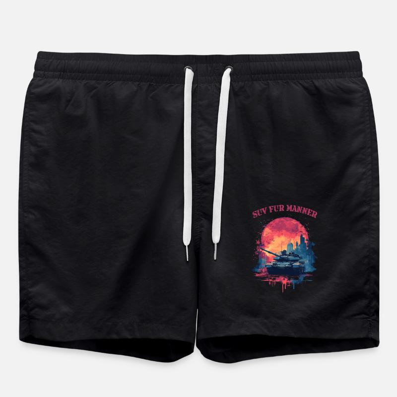 Tank - SUV pour Homme - Short de bain - noir