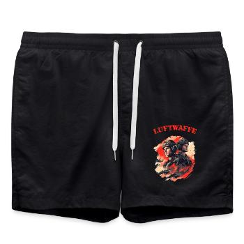 Seigneurs célestes - L’élite des cieux - Short de bain - noir - Devant - AI Model Male 185 light (185cm)
