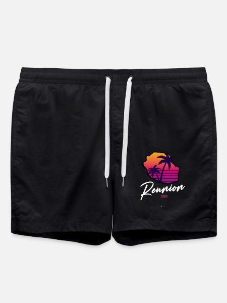 RUN Beach Rétro - Short de bain - noir