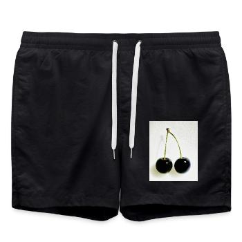 Cherry - Swim Trunks - black - Front - AI Model Male 185 light (185cm)