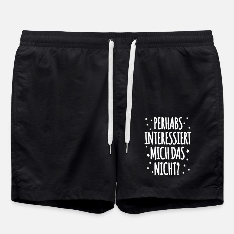 Denglish Saying - Swim Trunks - black