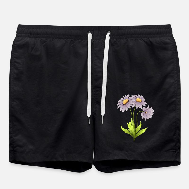 Fleur - Short de bain - noir