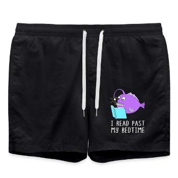 Poisson-grenouille - Short de bain - noir - Devant - AI Model Male 185 light (185cm)