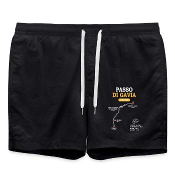 Vélo velo Bormio passo di Gavia T shirt velo Gavia - Short de bain - noir - Devant - AI Model Male 185 light (185cm)