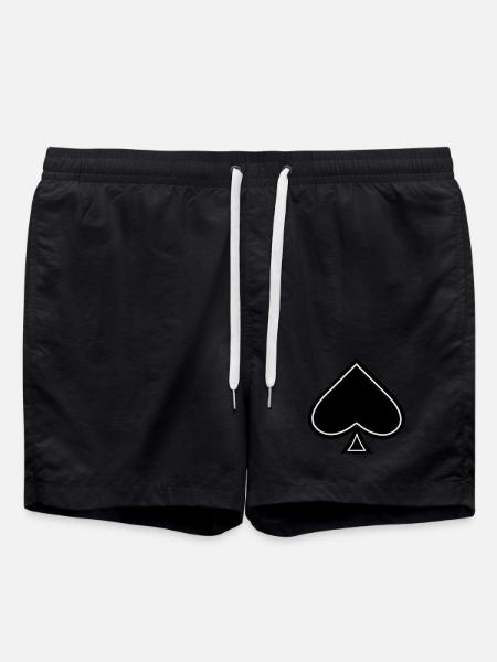 ace of spades - Swim Trunks - black