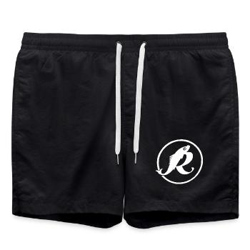 Rostock Fish Combine - Swim Trunks - black - Front - AI Model Male 185 light (185cm)