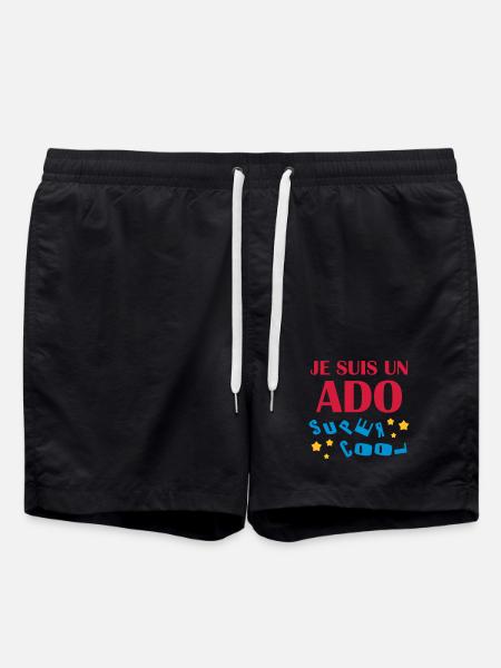 adolescent / enfant / ado / adolescente - Short de bain - noir