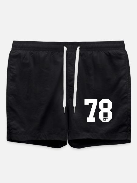78 est - Short de bain - noir