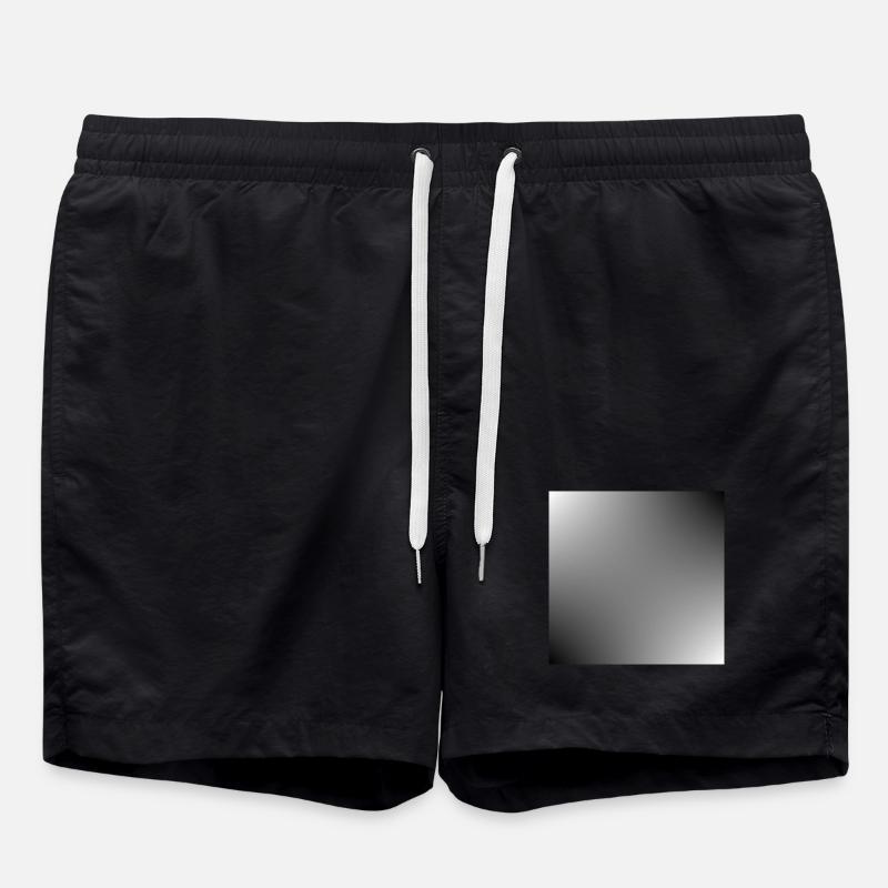 grauer Hintergrund Textur Vorlage personalisieren - Badeshorts - Schwarz