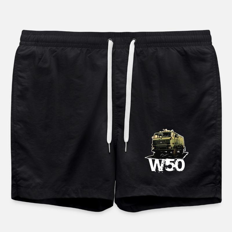 Camion NVA W50 LKW - Short de bain - noir
