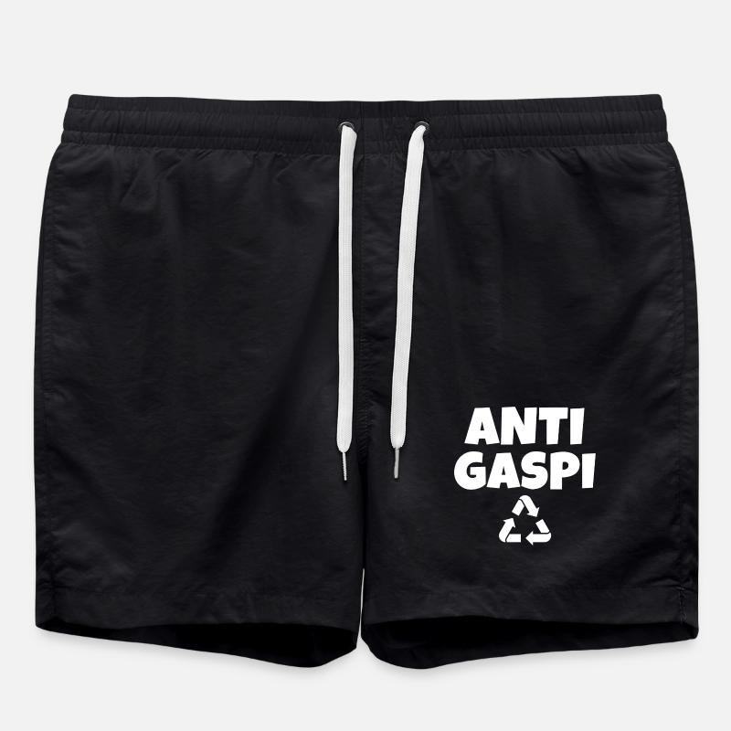 anti-gaspi, anti-gaspillage, recycler - Short de bain - noir