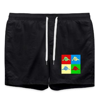 Labrador - Short de bain - noir - Devant - AI Model Male 185 light (185cm)