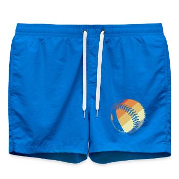 Vintage Baseball - Swim Trunks - cobalt blue - Front