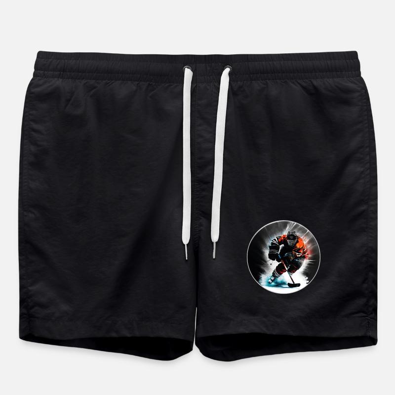 Hockey sur glace - Short de bain - noir