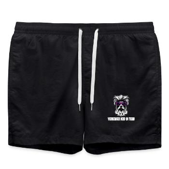 Conception pour chien - Short de bain - noir - Devant - AI Model Male 185 light (185cm)