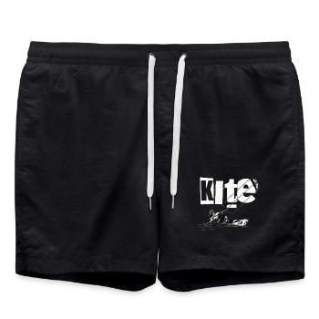 Kite - Badeshorts - Schwarz - Vorne - AI Model Male 185 light (185cm)