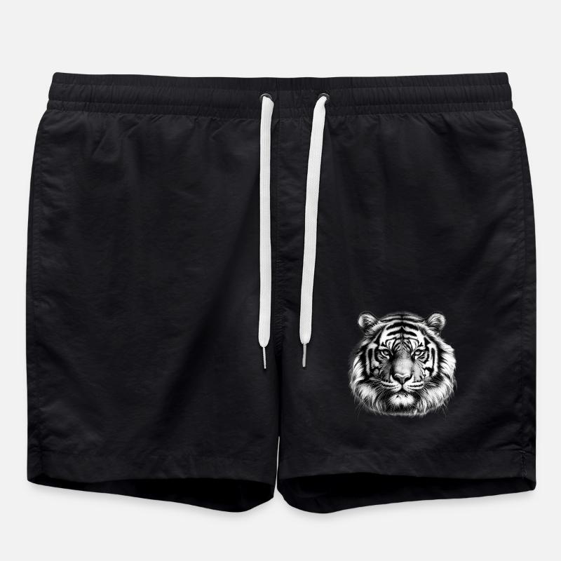 Tiger - Badeshorts - Schwarz