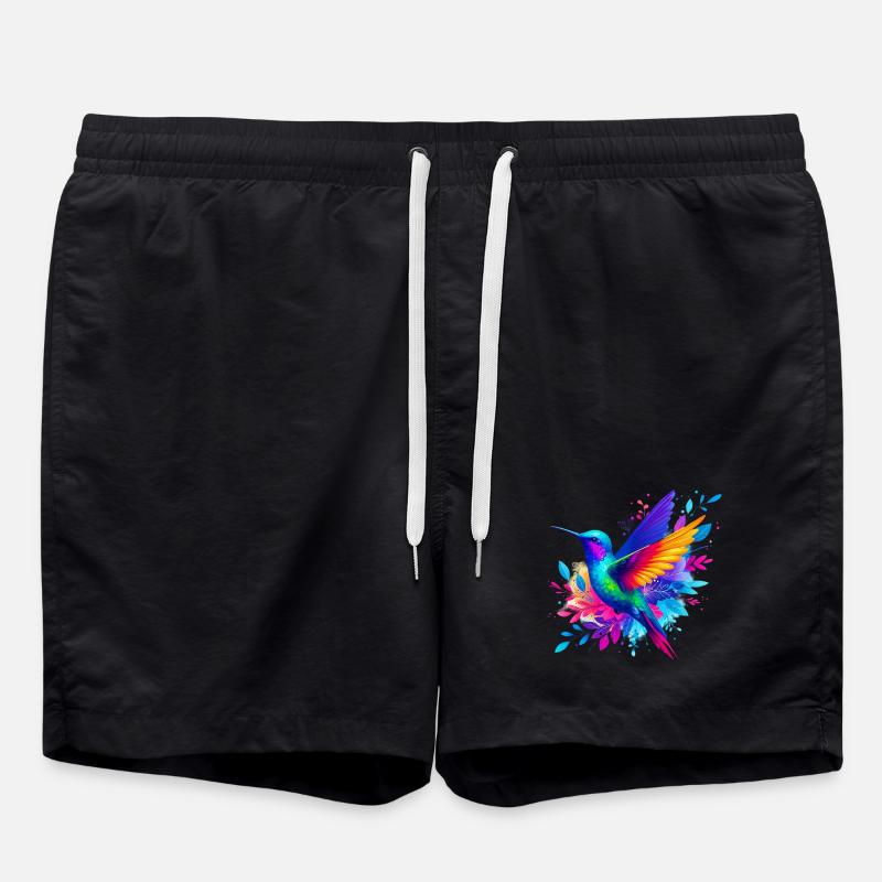 Hummingbird - Swim Trunks - black