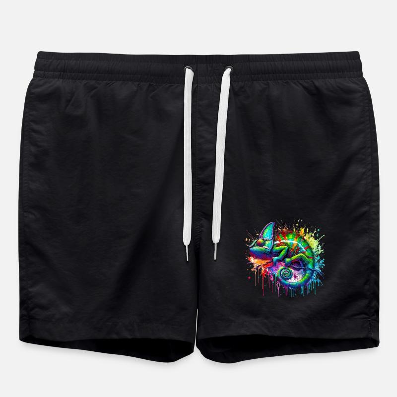 Chameleon - Swim Trunks - black