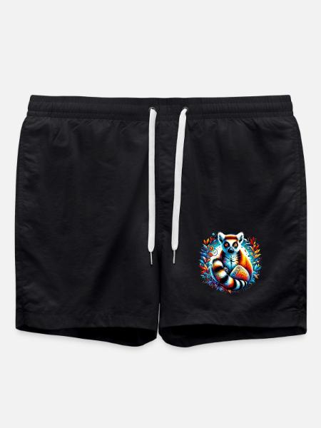 Lemur - Swim Trunks - black