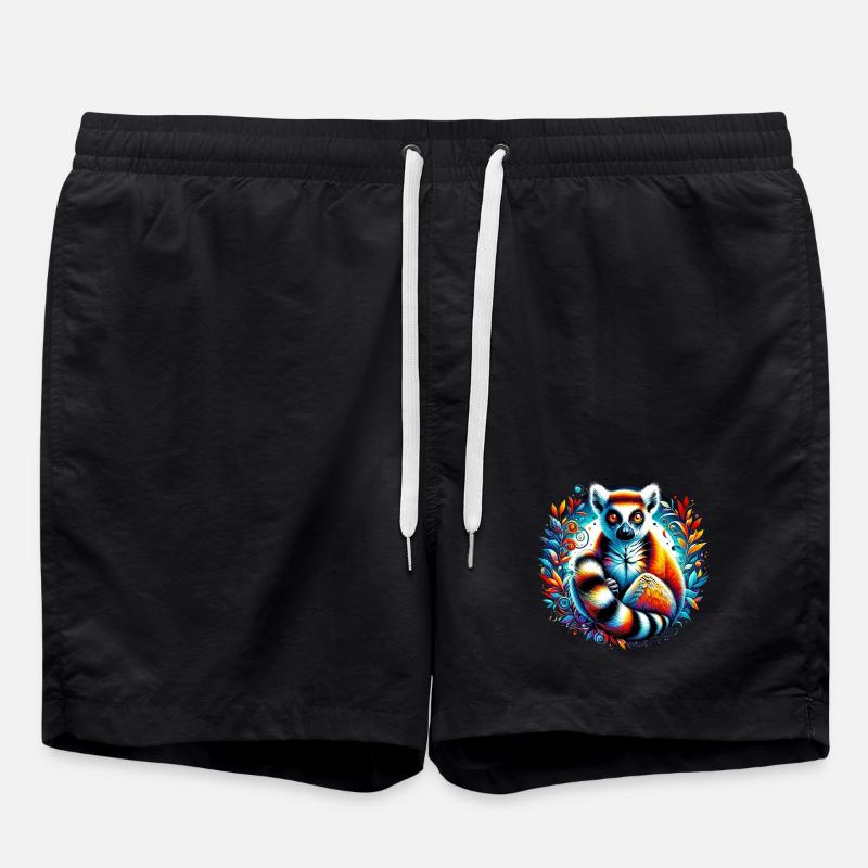 Lemur - Swim Trunks - black