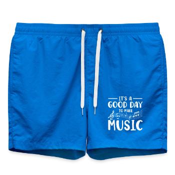 Musician Music Instrument - Swim Trunks - cobalt blue - Front