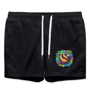 Paresse - Short de bain - noir - Devant - AI Model Male 185 light (185cm)