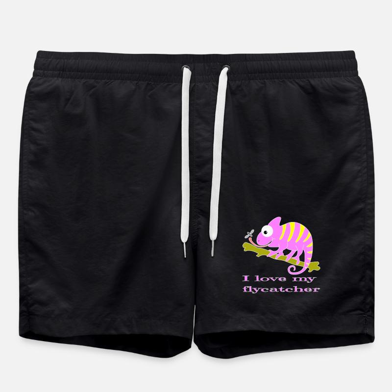 Chamaeleon animal - Swim Trunks - black