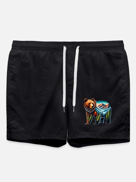 Ours - Short de bain - noir
