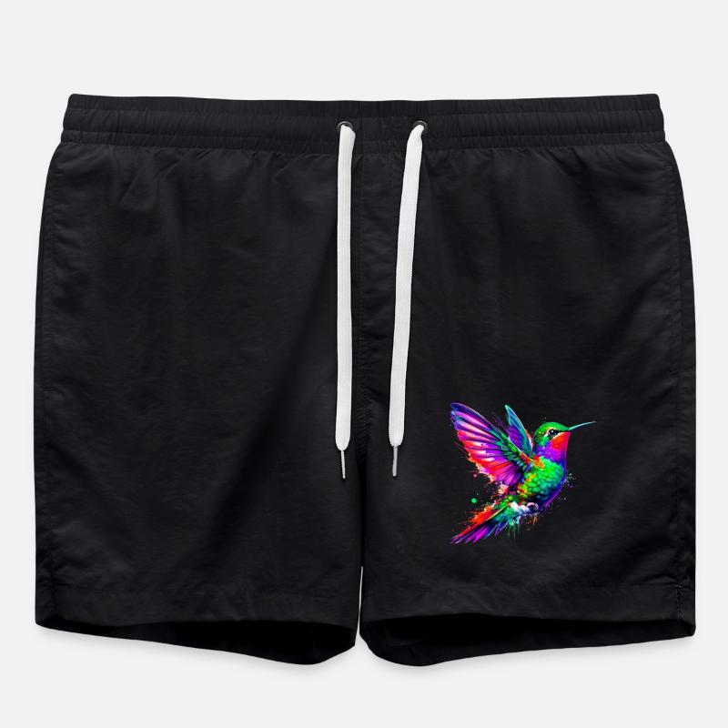 Kolibri - Badeshorts - Schwarz