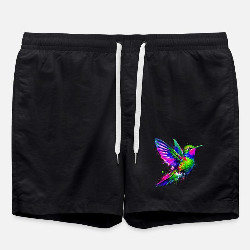 Kolibri - Badeshorts - Schwarz