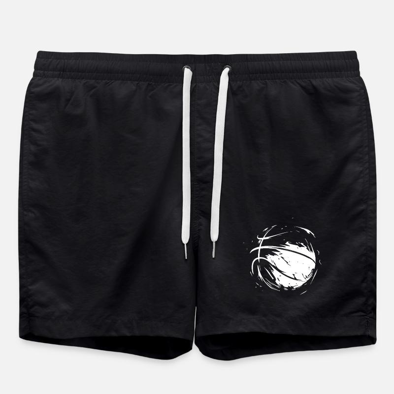 Croquis de basket-ball - Short de bain - noir