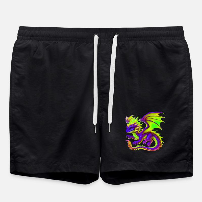 Dragon - Swim Trunks - black