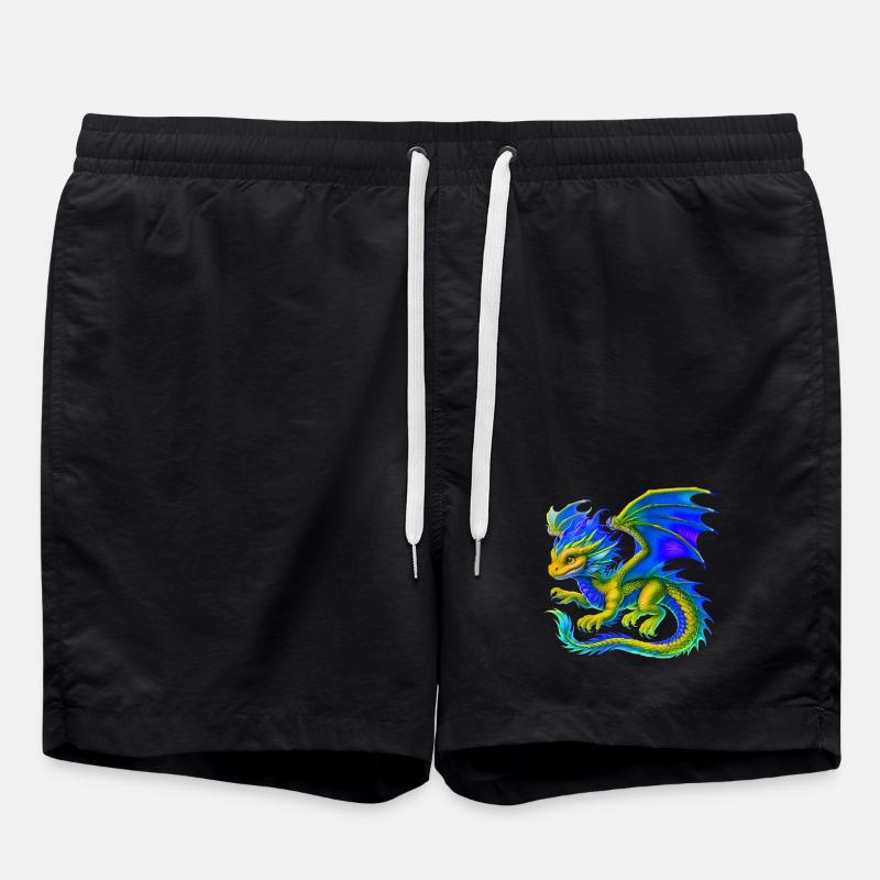 Dragon - Swim Trunks - black