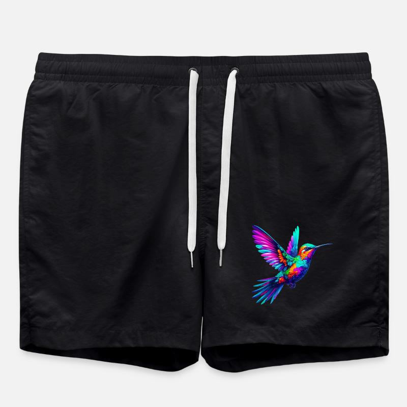 Hummingbird - Swim Trunks - black