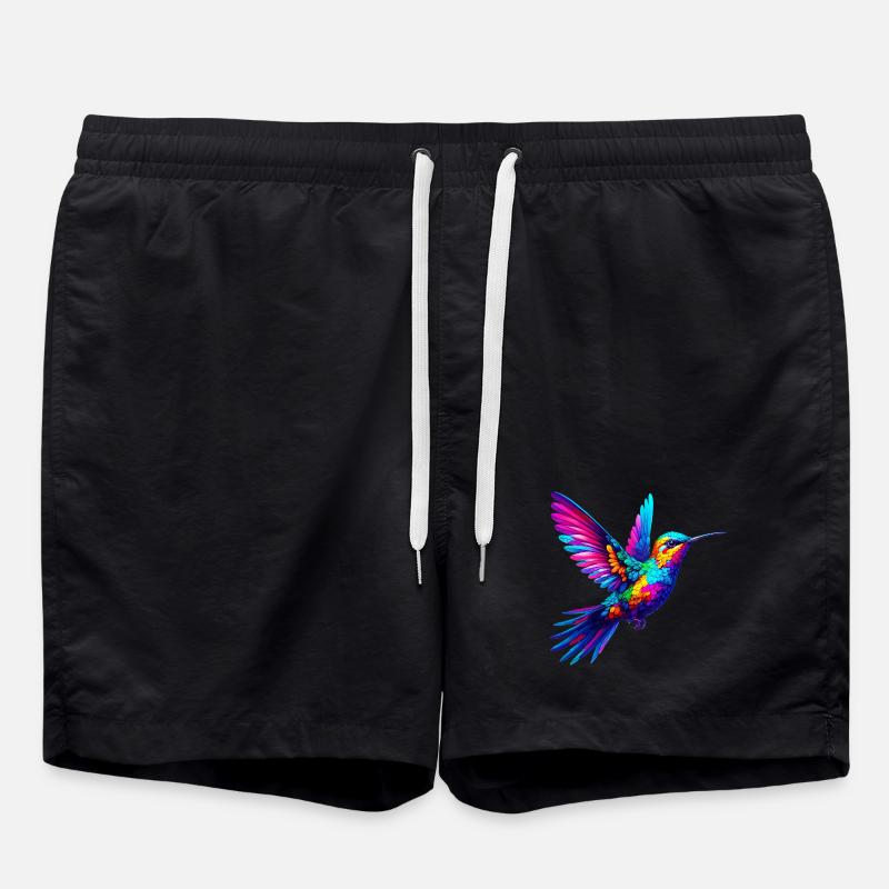 Hummingbird - Swim Trunks - black