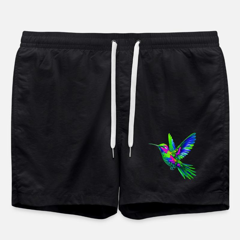 Hummingbird - Swim Trunks - black