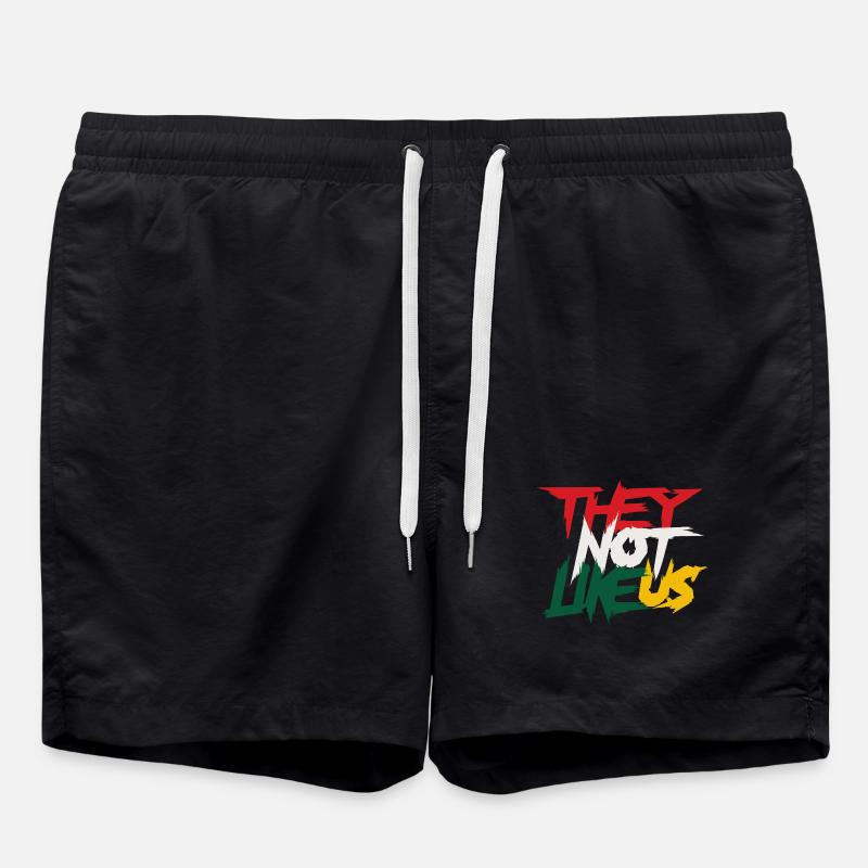 Bold Identity Statement - Swim Trunks - black
