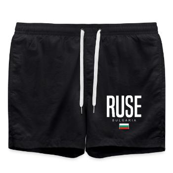 Ruse Bulgarie - Short de bain - noir - Devant - AI Model Male 185 light (185cm)
