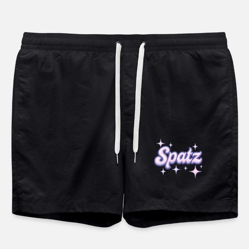 Spatz / Y2K Design - Badeshorts - Schwarz