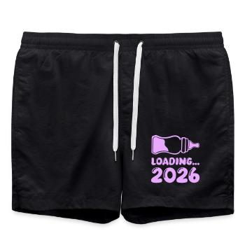 Loading 2026 Babyflasche - Badeshorts - Schwarz - Vorne - AI Model Male 185 light (185cm)