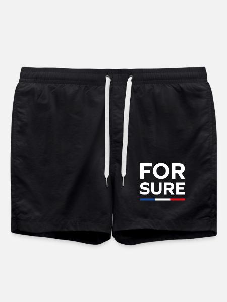 For sure, - Swim Trunks - black