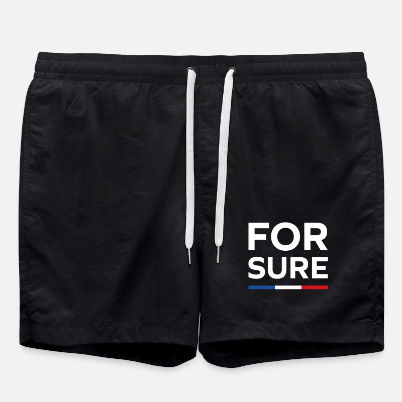 For sure, - Short de bain - noir
