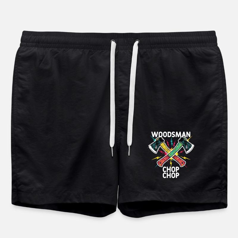 Woodsman Chop Chop Camping Axes - Swim Trunks - black