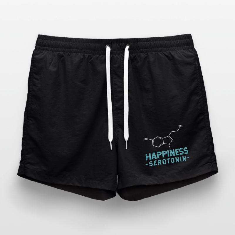 Chemistry Science Physics Laboratory Structural Formula Swim Trunks