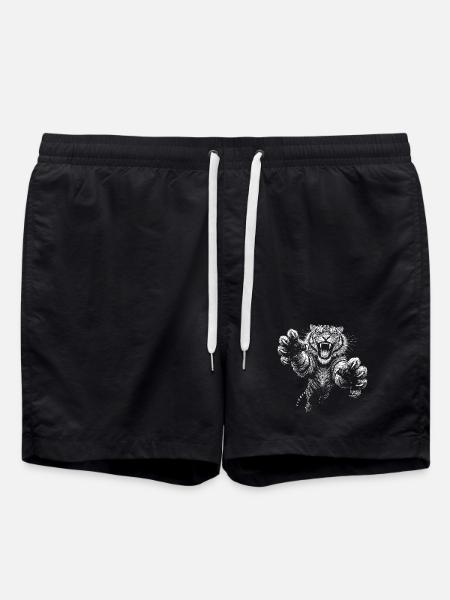 Tiger - Swim Trunks - black