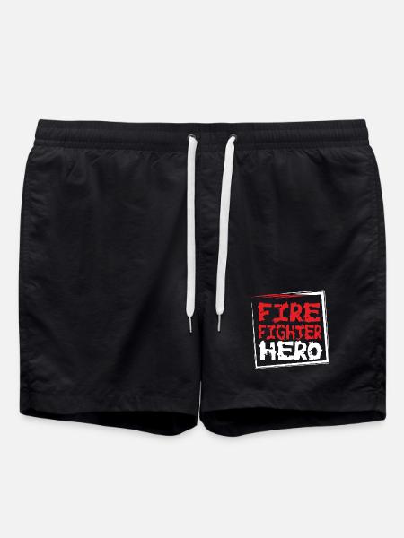FIREFIGHTERHERO - Swim Trunks - black