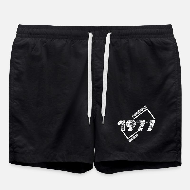 1977 - Swim Trunks - black