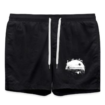 Graphique cycliste - Short de bain - noir - Devant - AI Model Male 185 light (185cm)